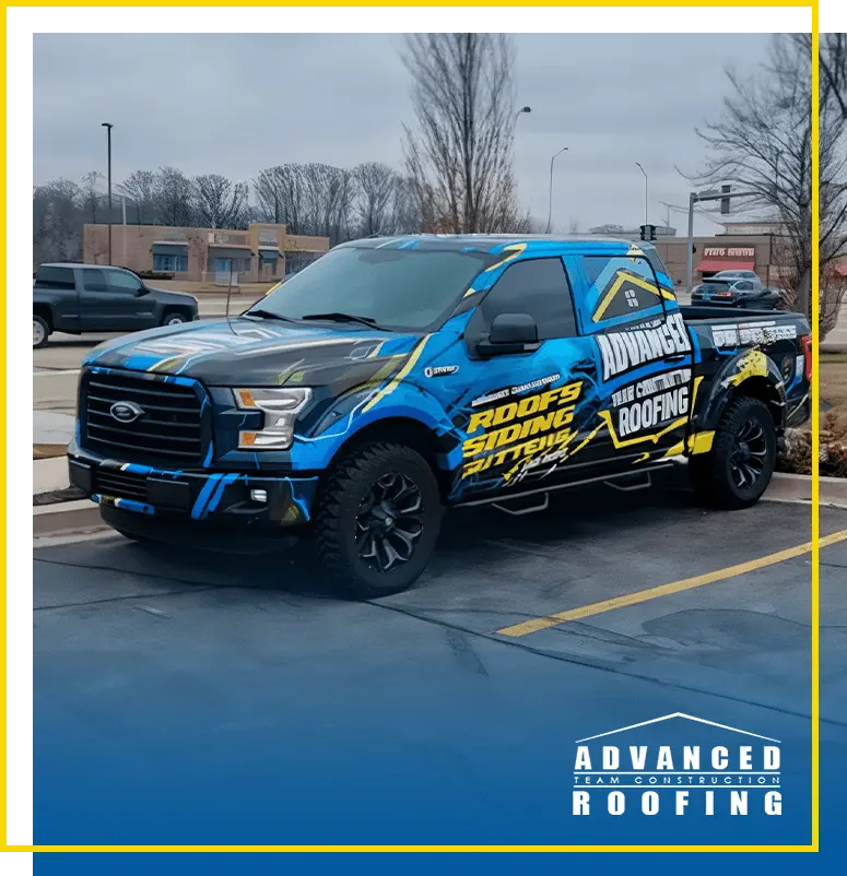 Advanced Roofing Team Truck