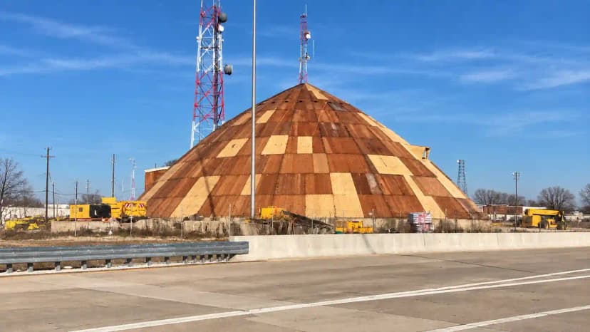 Dome Structure Re-Roofing