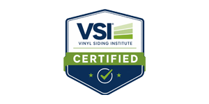 VSI Certified Vinyl Siding Installer Badge